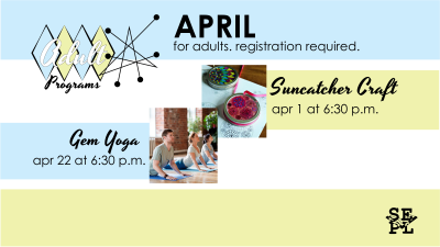 Adult Programs for April